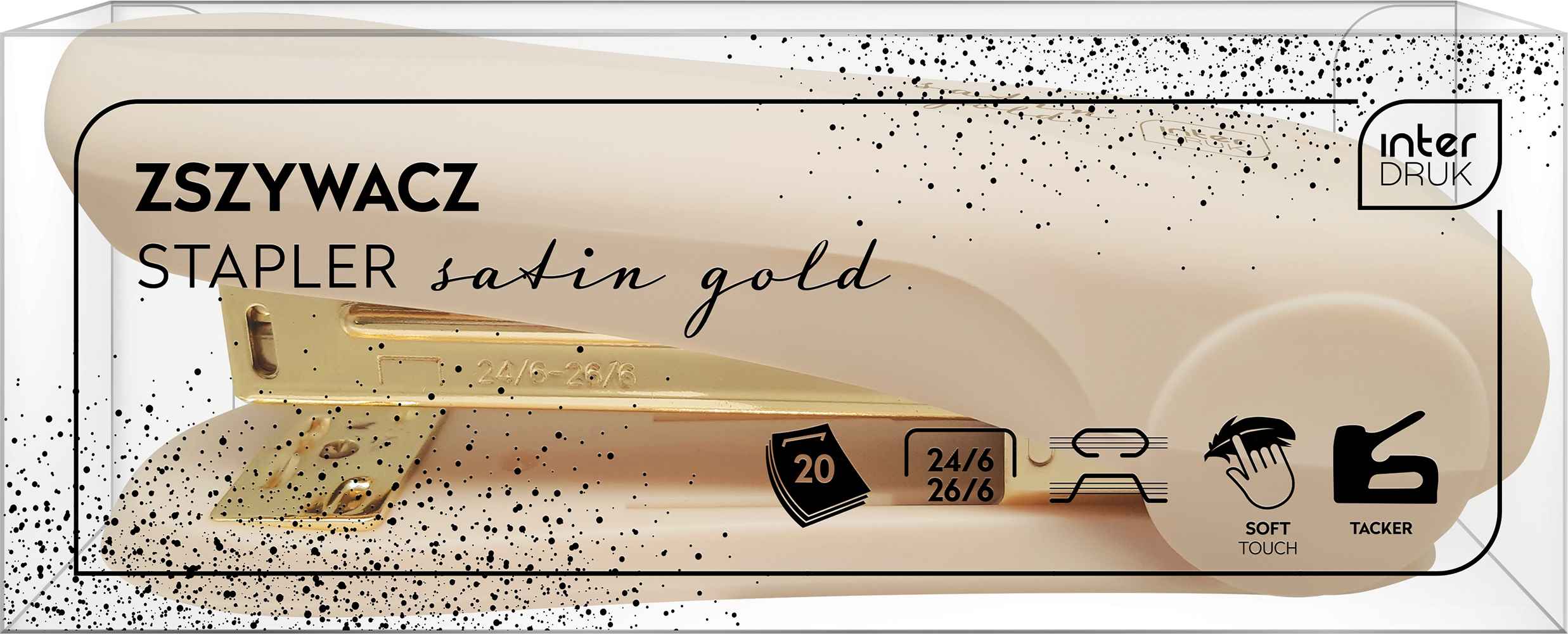 Zszywacz Satin Gold Interdruk